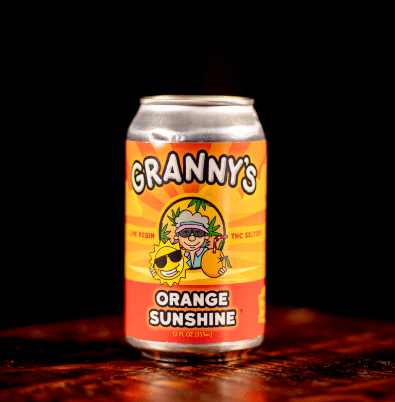 Granny’s Orange Sunshine THC Seltzer